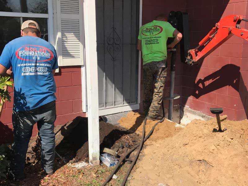 Concrete Slab Foundation Repair in Thomasville, GA
